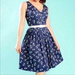 Pinup Girl Clothing Anchor Dress